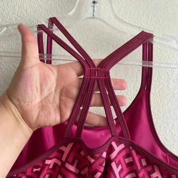 🆕 Tommy Hilfiger Double Strap Impact Tank-Purple XL🆕 - Picture 8 of 13